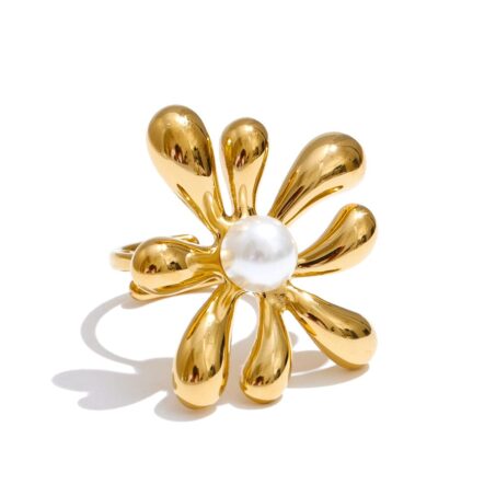 Pearl Flower Ring