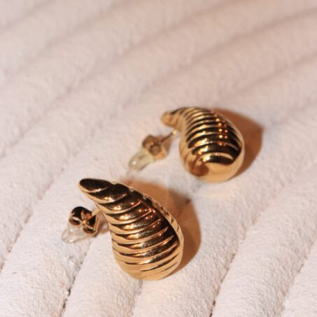 Tea Drop Hoop Earring