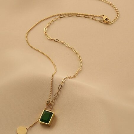 Green Stone Necklace