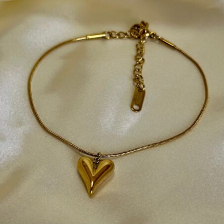 Puffy Heart Bracelet