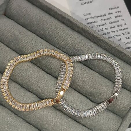 Baguette Cut Tennis Bracelet